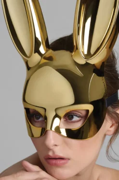 Maison Close - Mirror Bunny Mask - Gold