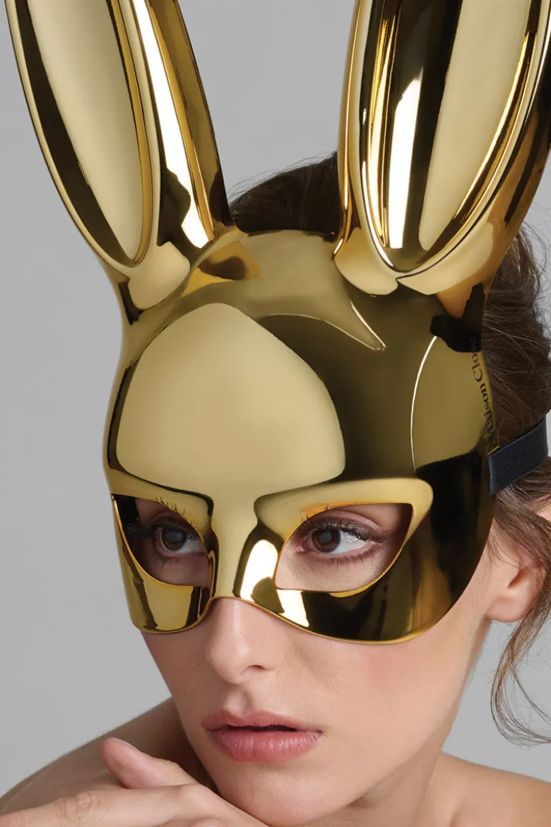 Maison Close - Mirror Bunny Mask - Gold