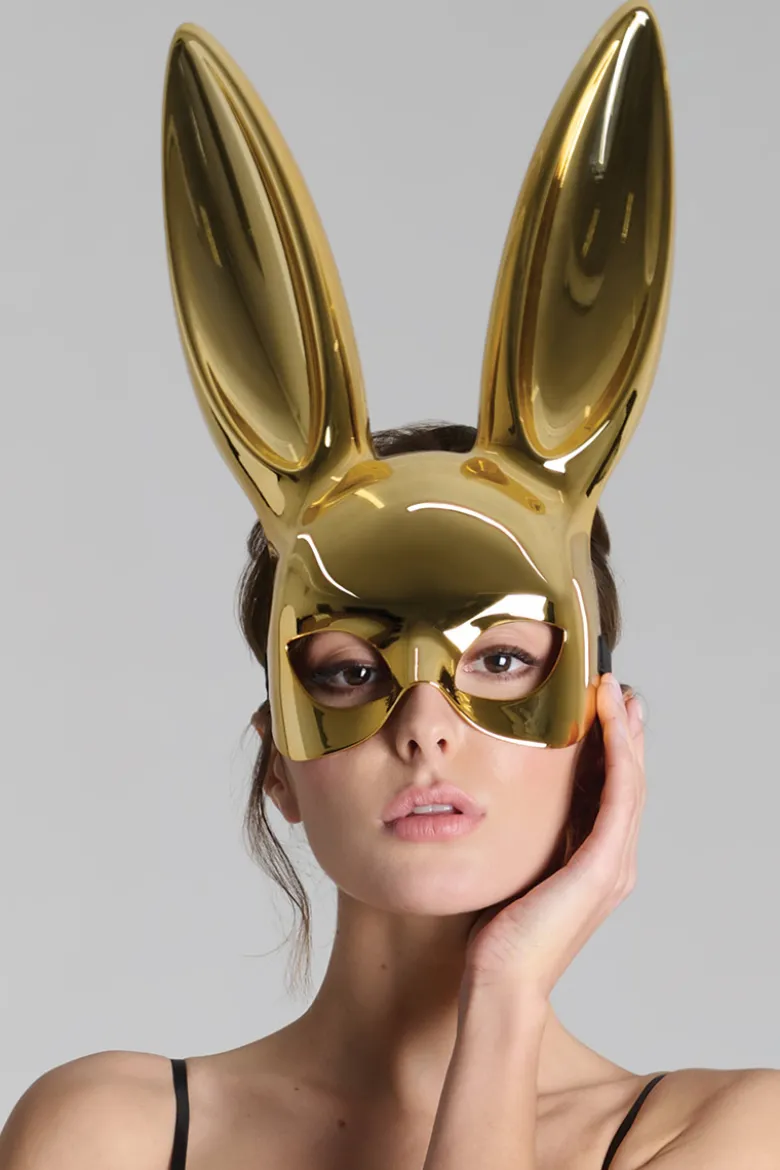 Maison Close - Mirror Bunny Mask - Gold