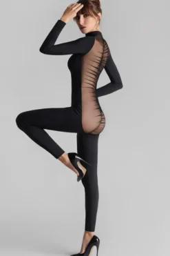 Maison Close - Nuit Fauve Catsuit - Schwarz
