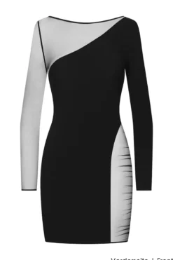 Maison Close - Nuit Fauve Mini Dress - Schwarz