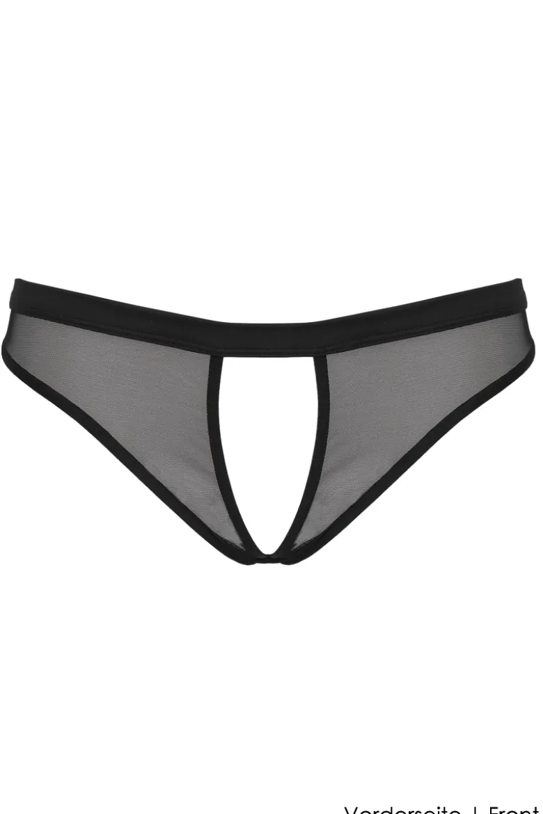 Maison Close - Pure Tentation Slip Ouvert - Schwarz