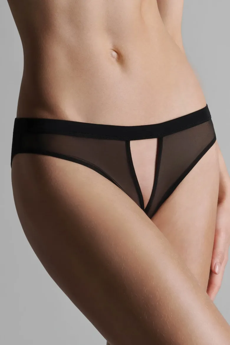Maison Close - Pure Tentation Slip Ouvert - Schwarz