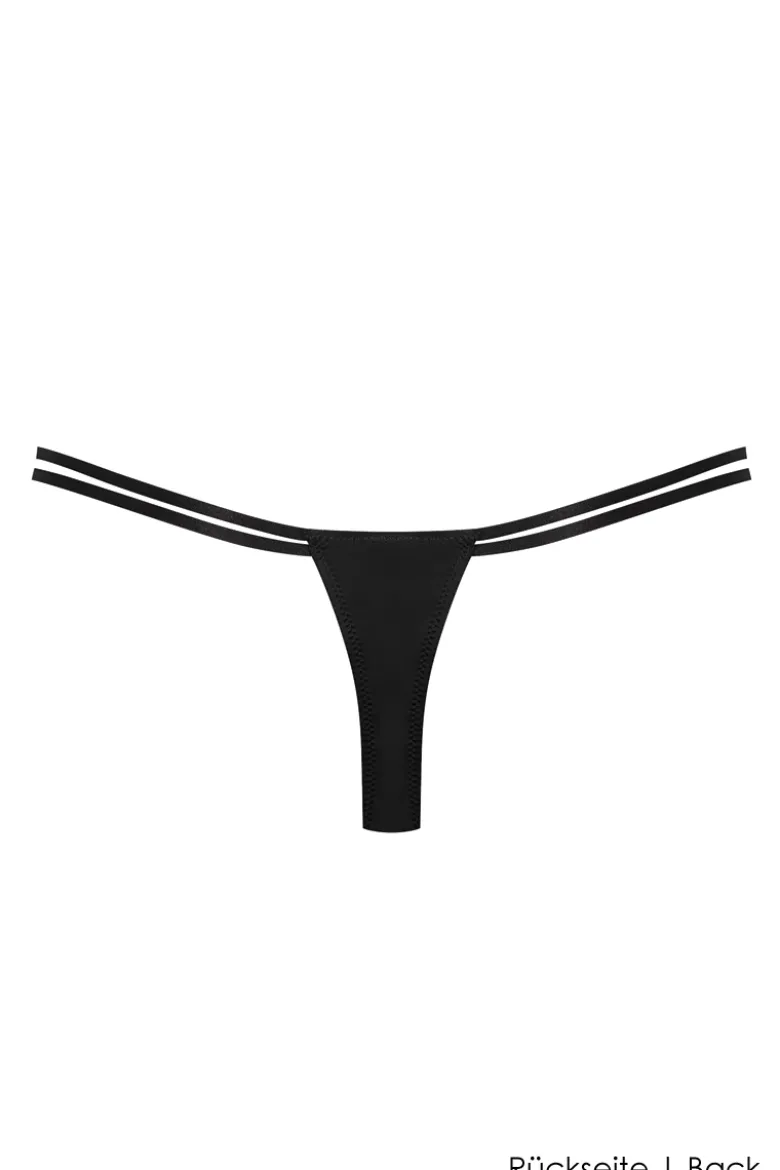 Maison Close - Sacre Coeur Mini String - Schwarz
