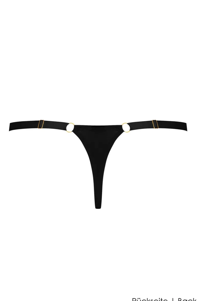 Maison Close - Tapage Nocturne Mini String - Schwarz