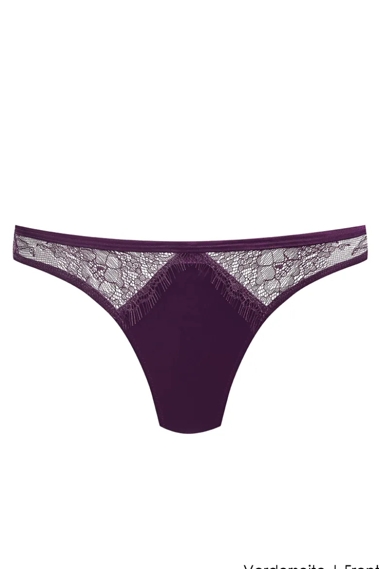 Maison Close - Villa Satine Slip Ouvert - Violett