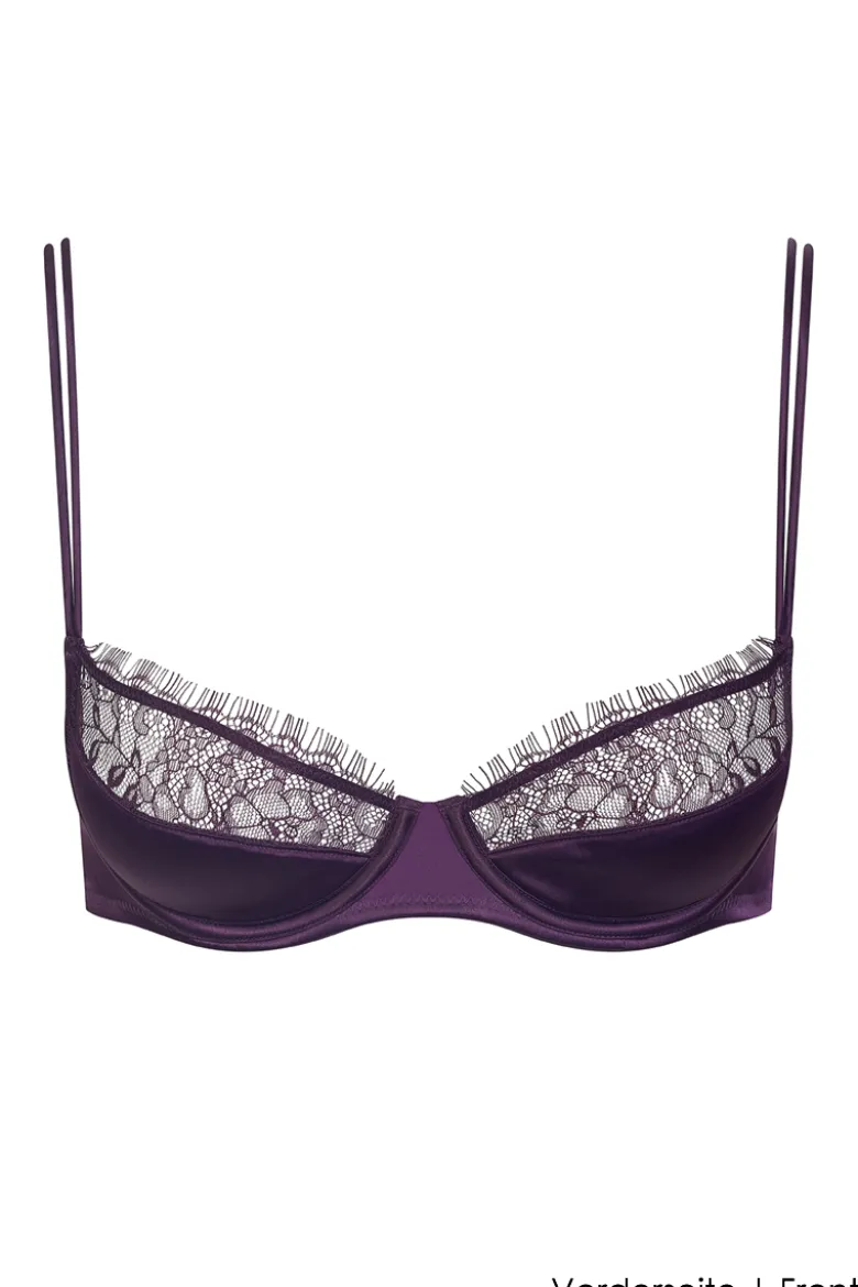 Maison Close - Villa Satine Spitzen BH - Violett