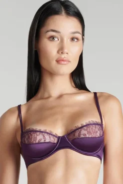 Maison Close - Villa Satine Spitzen BH - Violett