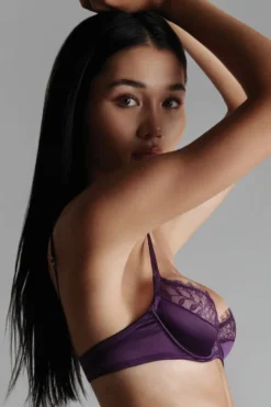 Maison Close - Villa Satine Spitzen BH - Violett