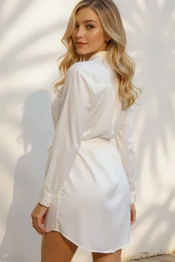 Marjolaine - Annabelle Seidenbluse - Champagner