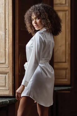 Marjolaine - Annabelle Seidenbluse - Champagner