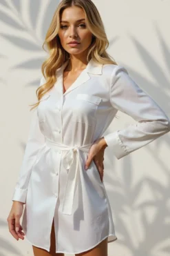 Marjolaine - Annabelle Seidenbluse - Champagner