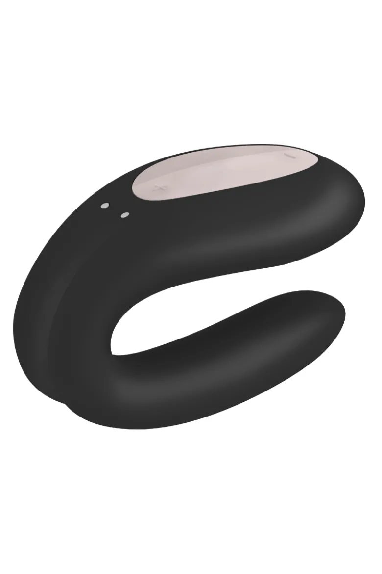 Satisfyer - Double Joy Paarvibrator - Schwarz