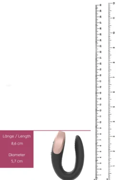 Satisfyer - Double Love Remote Paarvibrator - Schwarz