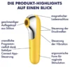Satisfyer - Dual Love Druckwellenvibrator - Gelb