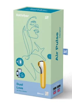 Satisfyer - Dual Love Druckwellenvibrator - Gelb