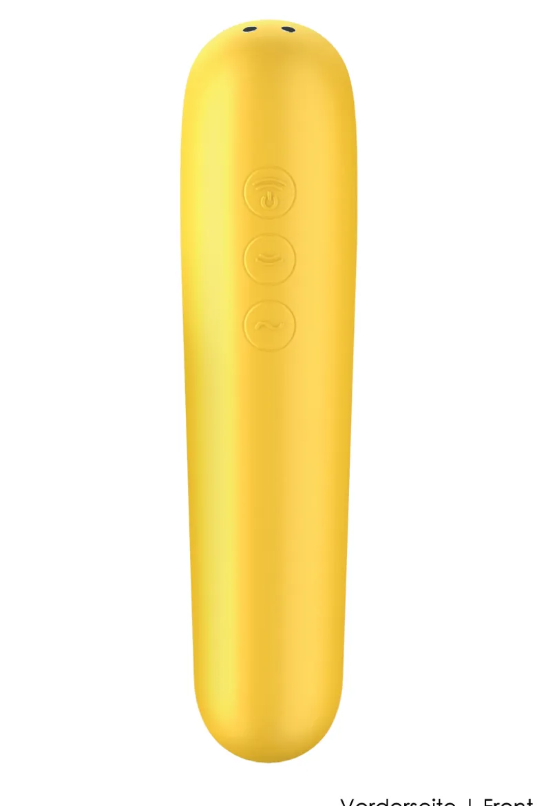 Satisfyer - Dual Love Druckwellenvibrator - Gelb