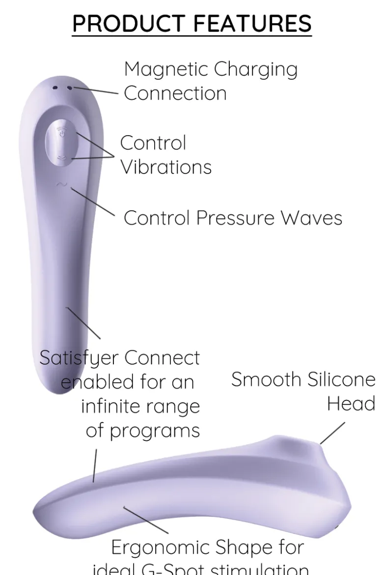 Satisfyer - Dual Pleasure Druckwellenvibrator - Lavendel