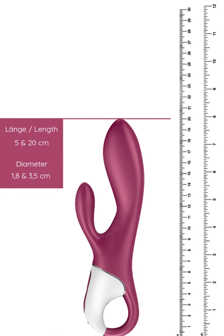 Satisfyer - Heated Affair Rabbit Vibrator - Pflaume