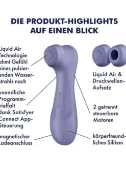 Satisfyer - Pro 2 Gen 3+ Druckwellenvibrator - Lila