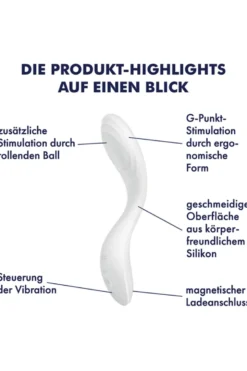 Satisfyer - Rrrolling Pleasure G-Punkt Vibrator - Weiss