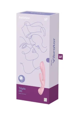 Satisfyer - Triple Oh Pink Rabbitvibrator - Rosa
