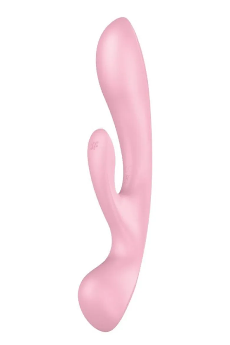 Satisfyer - Triple Oh Pink Rabbitvibrator - Rosa