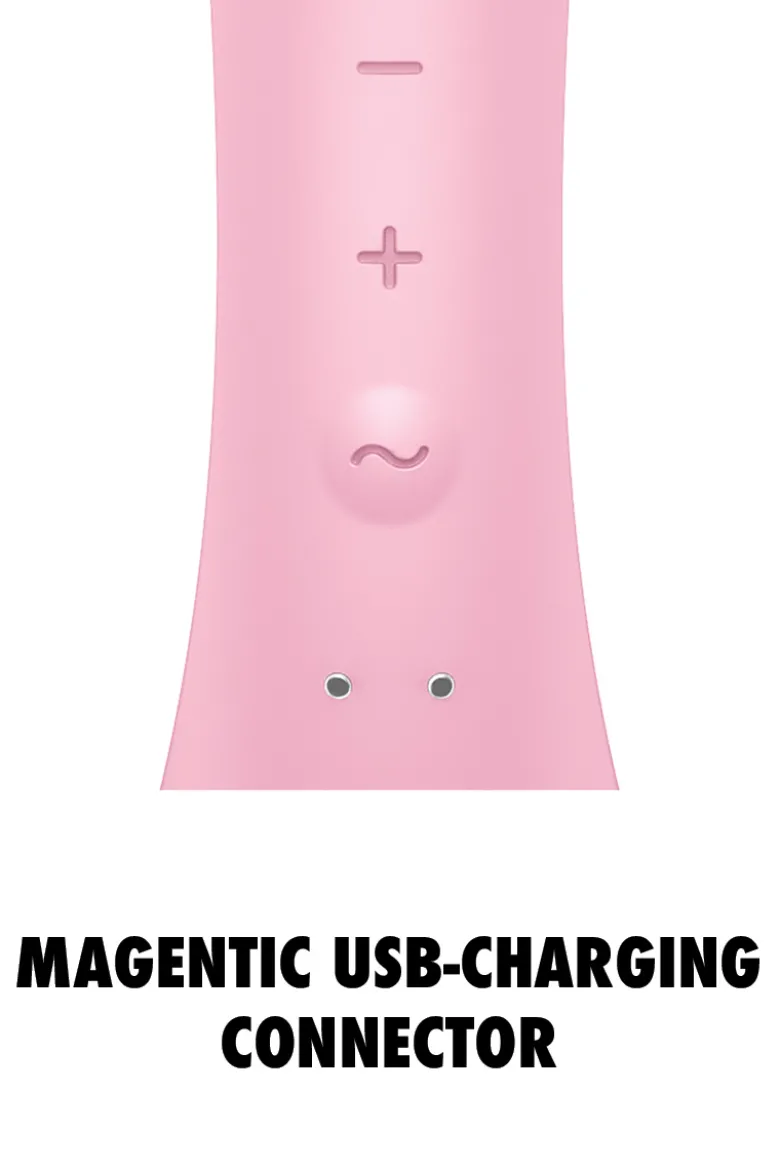 Satisfyer - Triple Oh Pink Rabbitvibrator - Rosa