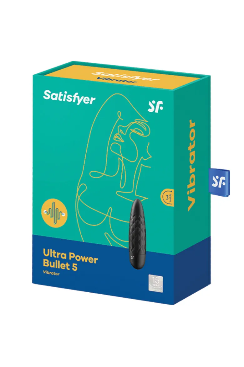 Satisfyer - Ultra Power Bullet 5 Minivibrator - Schwarz