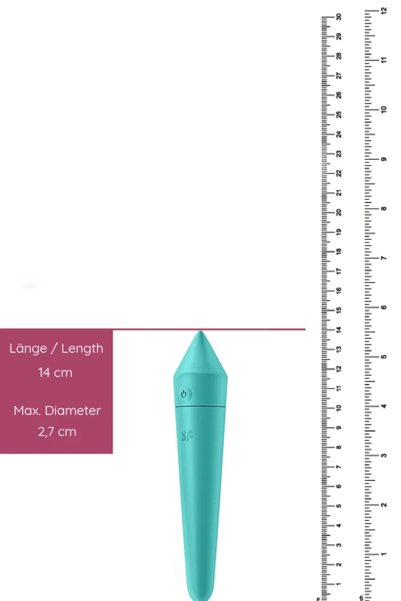 Satisfyer - Ultra Power Bullet 8 Minivibrator - Türkis