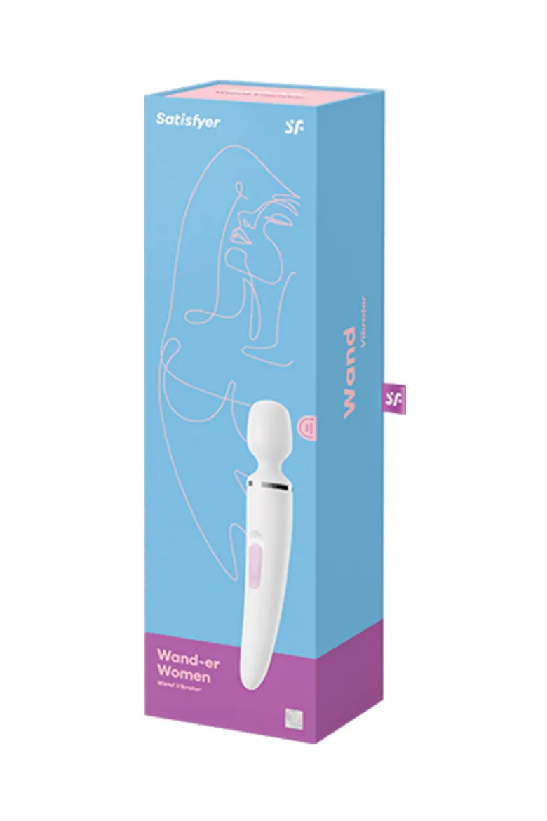 Satisfyer - Wand(er) Woman XXL Massager - Weiss Chrome