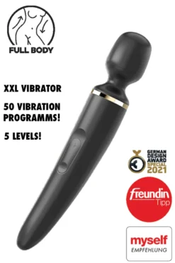 Satisfyer - Wand (er) Woman XXL Massager - Schwarz