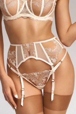 Shikkosa - Tattoo Thong String - Champagner